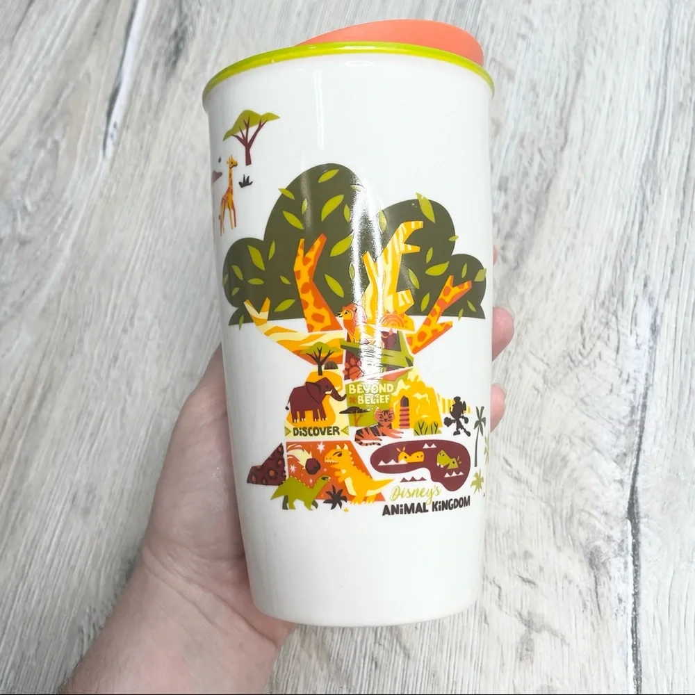 Starbucks Disney Animal Kingdom Ceramic Coffee Tumbler